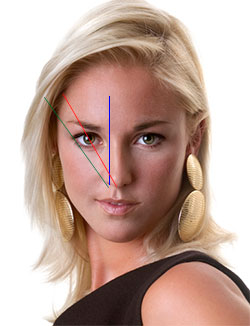 using golden ratio concept to find out where to start and arch your eyebrow