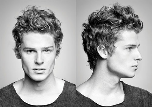 men hairstyle for natural wavy hair