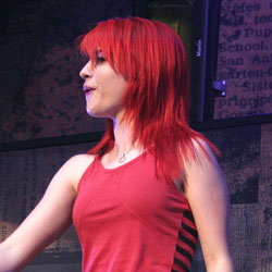 Hayley Williams with red hair color